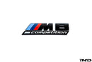 BMW F92 M8 Competition Trunk Emblem - Gloss Black-3