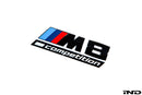 BMW F92 M8 Competition Trunk Emblem - Gloss Black-1