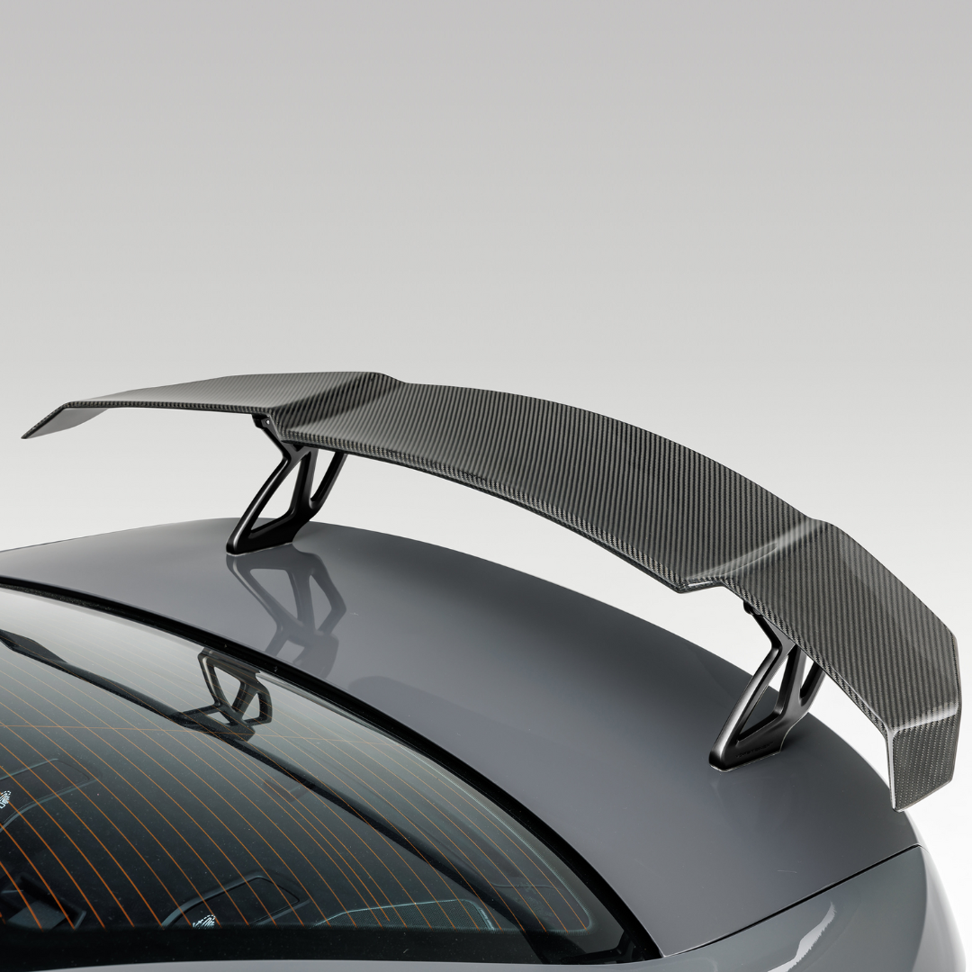 BMW G8X M3 | M4 CARBON FIBER AERO WING BLADE WITH MATTE BLACK UPRIGHTS