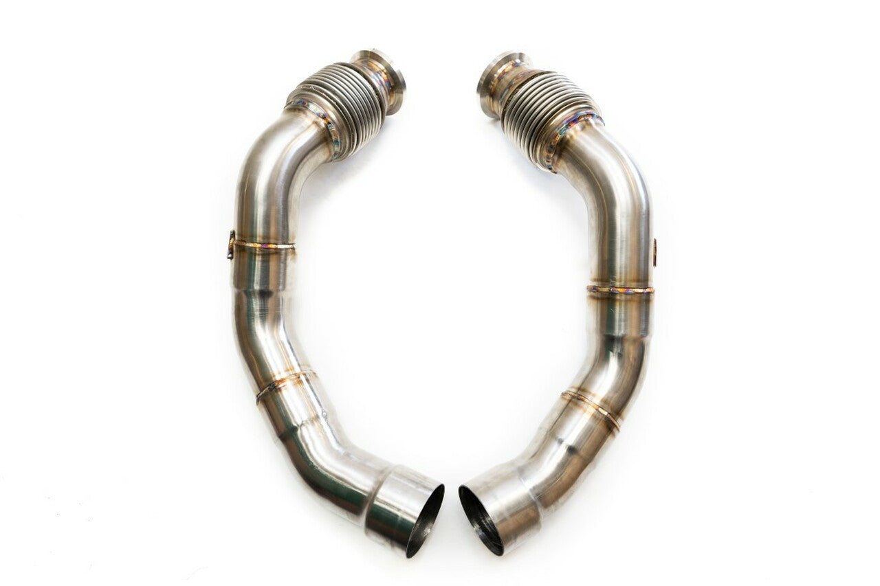 Fabspeed BMW M5 F90 Secondary Cat Bypass Pipes - 0
