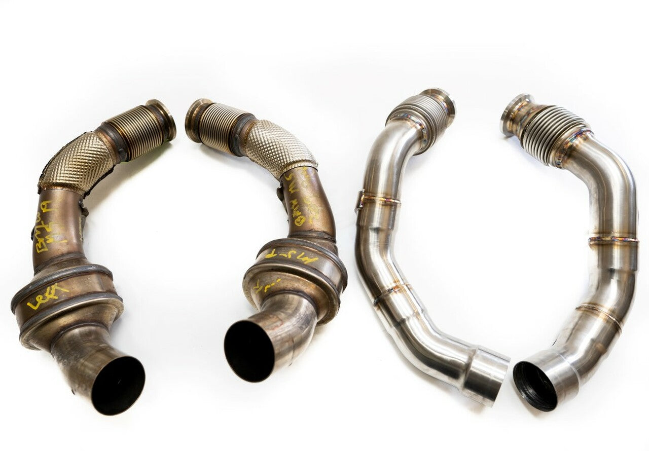 Fabspeed BMW M5 F90 Secondary Cat Bypass Pipes
