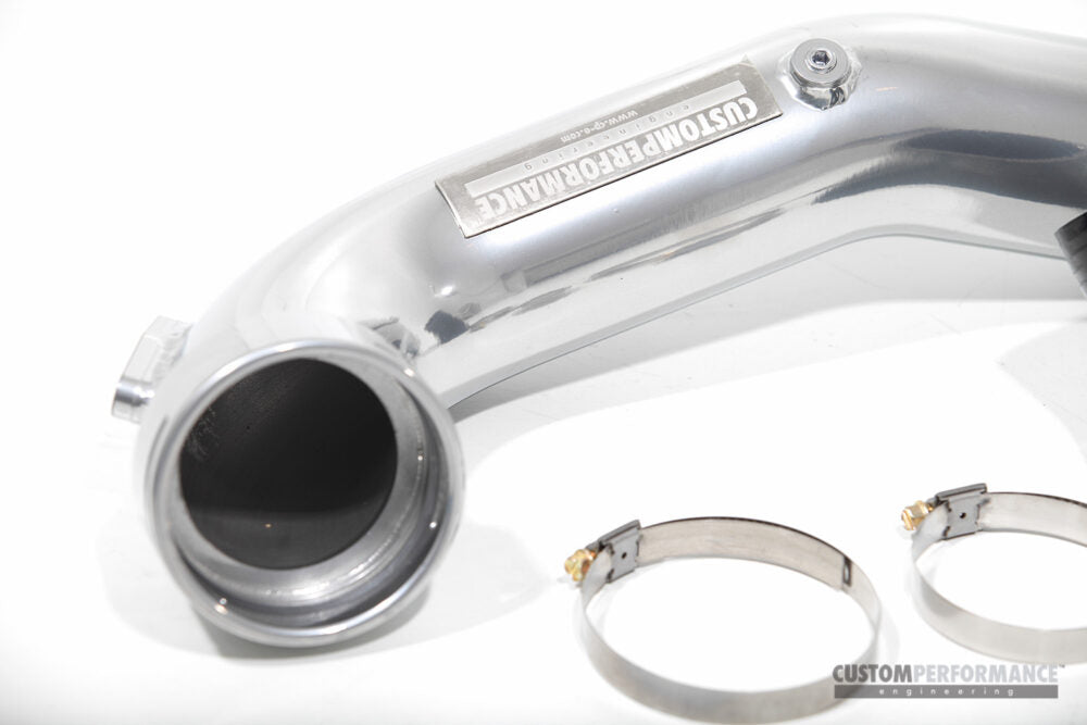 CP-e BMW N55 '09-.METHcharg Charge Hard Pipe / CNC Throttle Flange. MAP Sensor F - 0