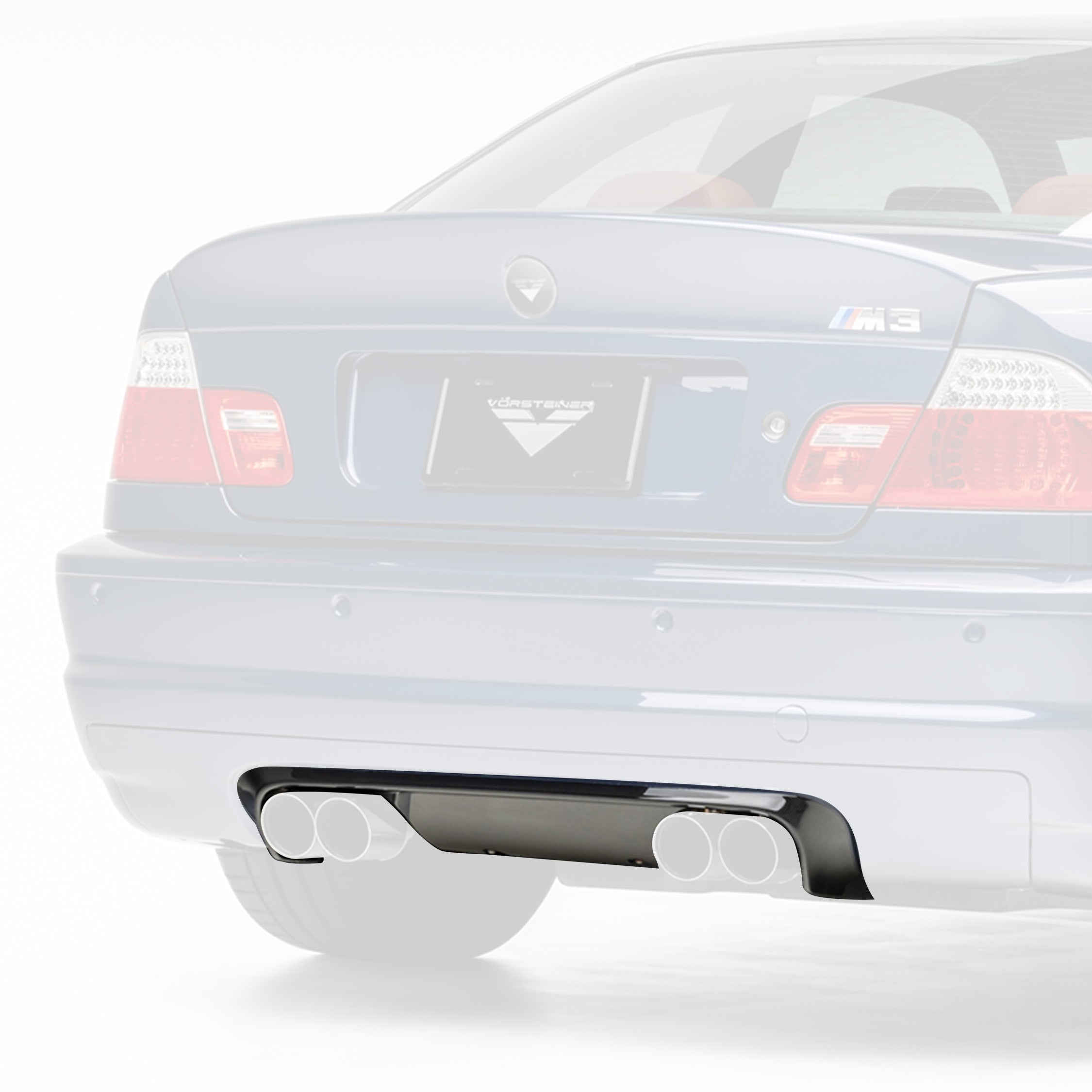 BMW E46 M3 V-CSL AERO REAR DIFFUSER - 0