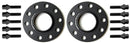 Mini Cooper R60 Countryman & R61 Paceman Wheel Spacers by BMS w/10 Black Extended Wheel Bolts (Pair, 2 Wheels)-1