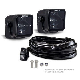 Borne Off-Road Light Pods (Kit of 2) 3x3 Spot - 0