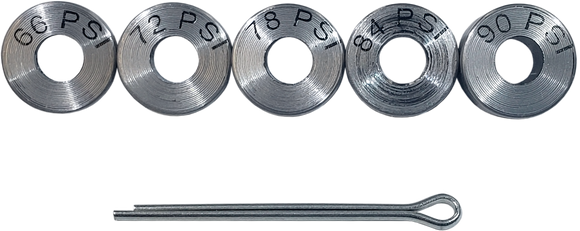 Boundary 89-05 Ford/Mazda BP (All Types) I4 Shim Kit (7/14/21/28/35 PSI) w/Retaining Pin