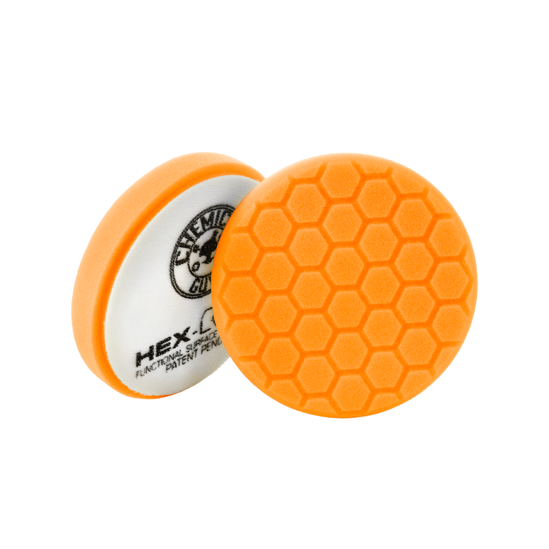 Hex-Logic Medium-Heavy Cutting Pad Orange (4 Inch)