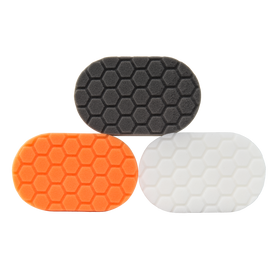 Hex-Logic Hand Polishing Applicator Pads, 3 Pack (3 x 6 x 1 Inch) (Comes in Case of 12 Units)