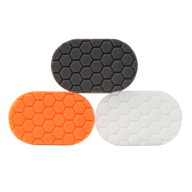 Hex-Logic Hand Polishing Applicator Pads, 3 Pack (3 x 6 x 1 Inch) (Comes in Case of 12 Units)