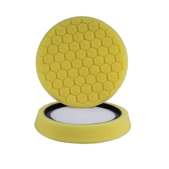Hex-Logic Self-Centered Heavy Cutting Pad Yellow (7.5 Inch)