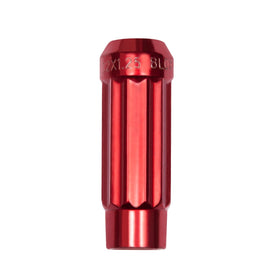 BLOX Racing 12-Sided P17 Tuner Lug Nut 12x1.5 - Red Steel - Single Piece