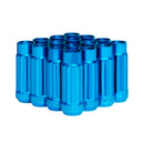 BLOX Racing Tuner 12P17 Steel Lug Nuts - Blue 12x1.25 Set of 16 12-Sided 17mm-1