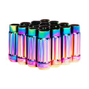 BLOX Racing 12-Sided P17 Tuner Lug Nuts 12x1.5 - NEO Chrome Steel - Set of 16-1