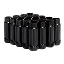 BLOX Racing 12-Sided P17 Tuner Lug Nuts 12x1.5 - Black Steel - Set of 20 (Socket not included)-1