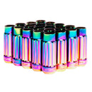 BLOX Racing 12-Sided P17 Tuner Lug Nuts 12x1.25 - NEO Chrome Steel - Set of 20-1