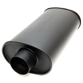 BLOX Racing 3 inch SL Sport Muffler - Matte Black