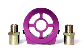 BLOX Racing Oil Filter Block Adapter Purple / For Oil Pressure / Oil Temperature