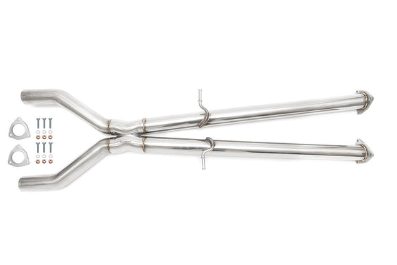 Fabspeed Bentley Continental GT/ GTC/ GT SPEED Resonator and Secondary Cat Bypass X-Pipe (2003-2018)