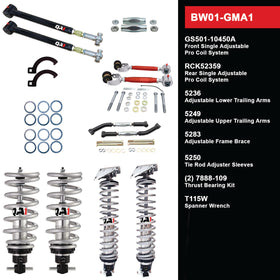 BW01-GMA1 Level 1 Big Wheel Suspension Kit, 64-67 GM A Body