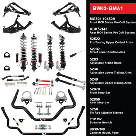 BW03-GMA1 Level 3 Big Wheel Suspension Kit, 64-67 GM A Body