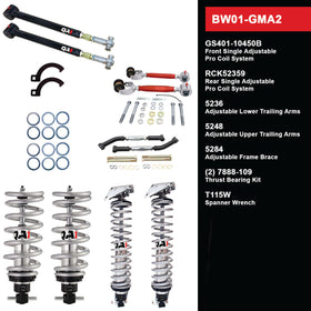 BW01-GMA2 Level 1 Big Wheel Suspension Kit, 68-72 GM A Body