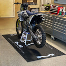 Matrix Concepts R8 Rubber 3MM 4 Foot X 8 Foot Floor Mat - Black/White-2