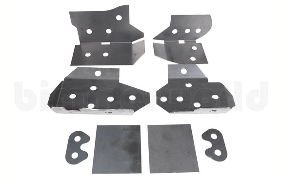 BimmerWorld E46 Rear Subframe/Chassis Reinforcement Kit (Expanded)