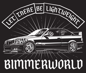 BimmerWorld E36 "Let There Be Lightweight" T-Shirt