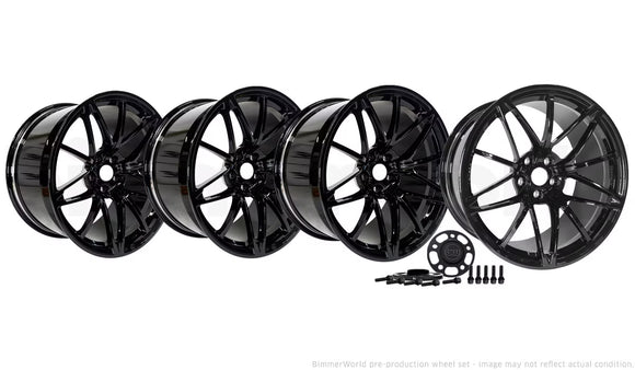 BimmerWorld TA55 19x11 Forged Square Wheel Set, Gloss Black - G8X M2/M3/M4