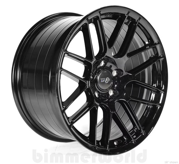 BimmerWorld 17x9.0 TA8S Wheel Set - E36, E46, F3X, E60 Xi, Z3, E85  - Gloss Black