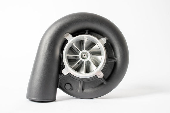 Vortech V-7 JT-B. Curved Discharge. Heavy Duty. CW Rotation. Satin Finish