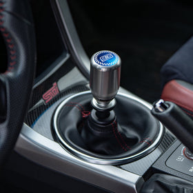 GrimmSpeed Swap-Top Shift Knob Cap - Checkered Blue - 0