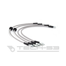BMW E36 FRONT/REAR Stainless Steel Complete 4 Brake Line Kit – DOT Compliant-1