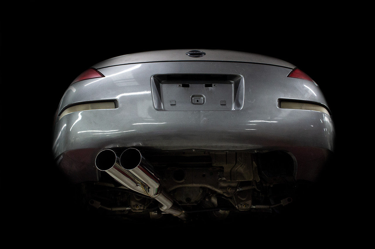 ISR Performance EP (Straight Pipes) Dual Tip Exhaust 4in - Nissan 350Z - 0