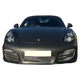Zunsport Porsche Cayman/Boxster 981 (All) Complete Grille Set - Silver finish