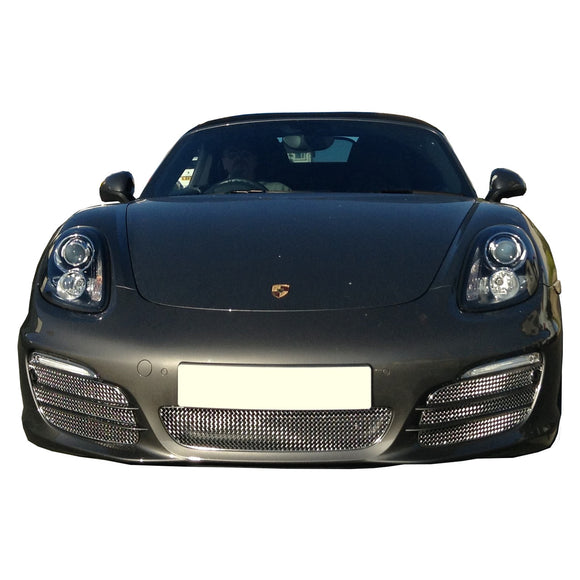 Zunsport Porsche Boxster 981  Full Front Grille Set - Silver finish