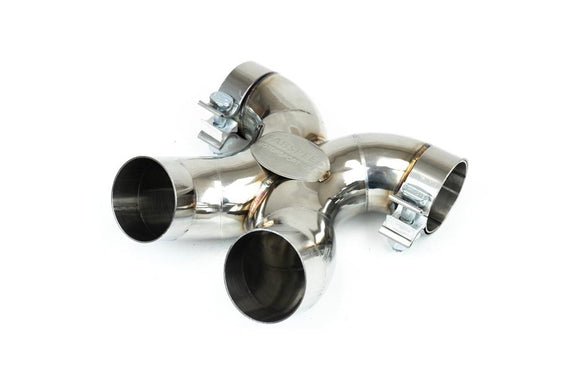 Fabspeed Porsche 987.2 Boxster / Cayman, Cayman R, Spyder Maxflo True X-Pipe with Dual Tips (2009-2012)