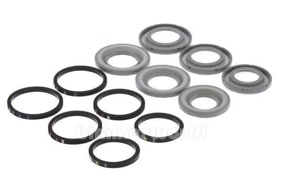 Front Caliper High-Temp Seal Kit (6-Piston) - 30/34/36mm (One Caliper)