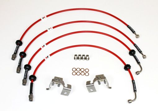 FORGE BRAIDED BRAKE HOSE KIT FOR ASTRA VXR J TYPE