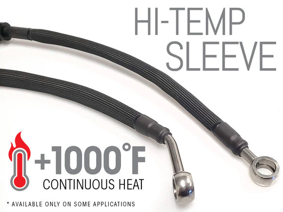Stainless Steel Brake Lines • HI-TEMP Heat Sleeve Upgrade
