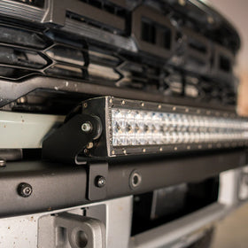 Cali Raised 2021+ Ford Raptor Bumper Light Bar Mounting Kit - 5D Optic Osram 32In DualRow Bar Combo - 0