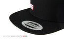 AMS Performance Snapback Flat Brim Hat (Black)-4