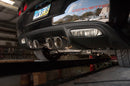 Stainless Works 2009-13 C6 Corvette Axleback 2-1/2in Dual Chambered Turbo Mufflers Quad 4in Tips-3