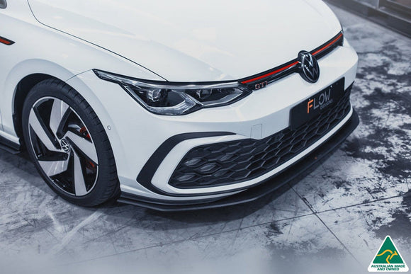 Flow Designs VW MK8 Golf GTI Front Lip Splitter & Bumper Reinforcement Plate