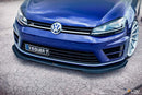 VW MK7 Golf R Front Splitter With Aerospacers & Front Crossbar Mounts-3