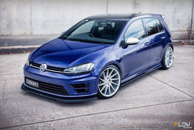 VW MK7 Golf R Front Splitter With Aerospacers & Front Crossbar Mounts - 0