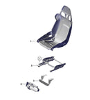 OEMExtinguishers Porsche 991 / 992 / 918 OEM Fire Extinguisher Kit - Lightweight Bucket Seats-8