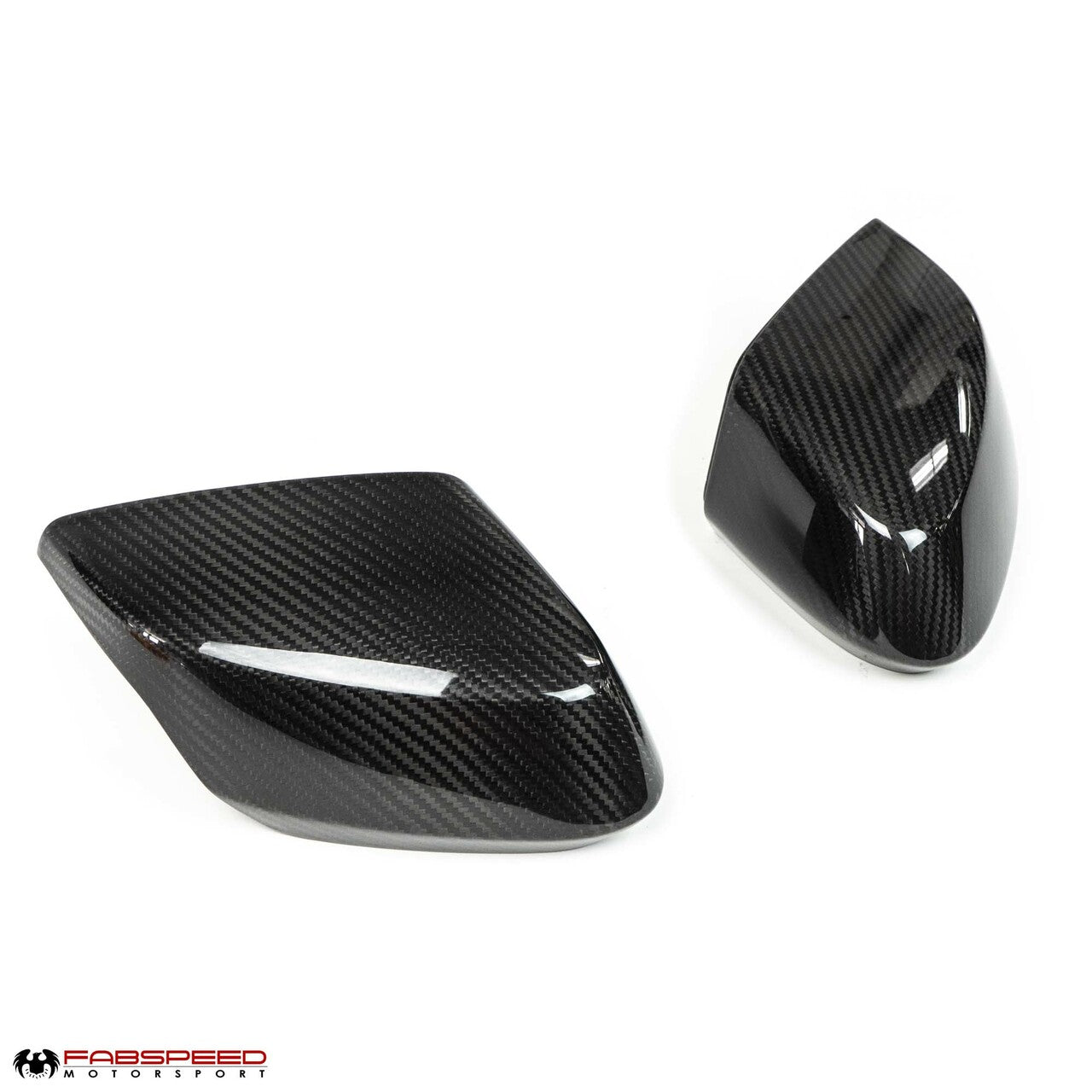 Fabspeed Corvette C8 Carbon Fiber Mirror Covers - 0