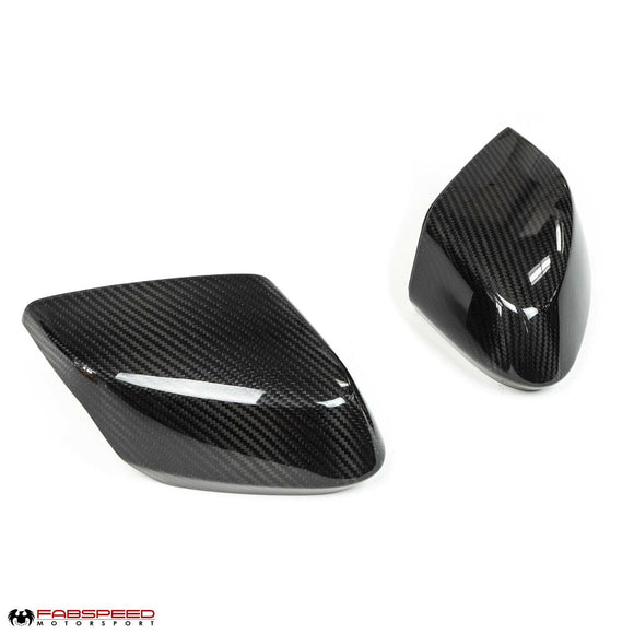 Fabspeed Corvette C8 Carbon Fiber Mirror Covers
