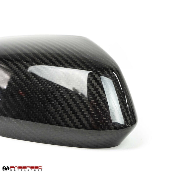 Fabspeed Corvette C8 Carbon Fiber Mirror Covers